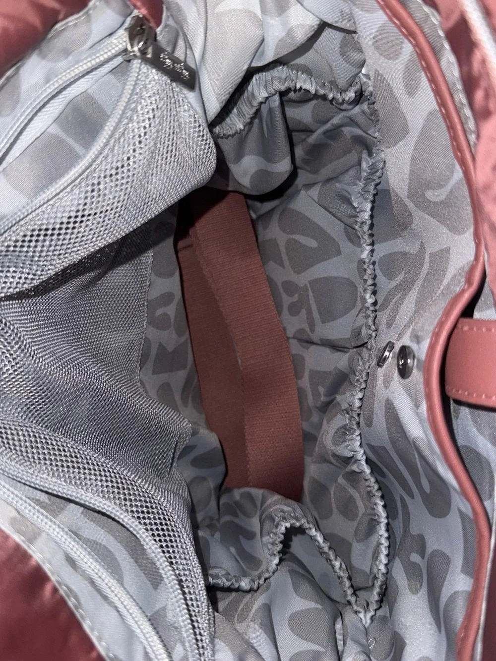 Itzy Ritzy Quilted Tote in Dusty Rose